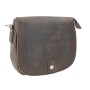 Cowhide Leather Slim Sling Shoulder Bag LS41