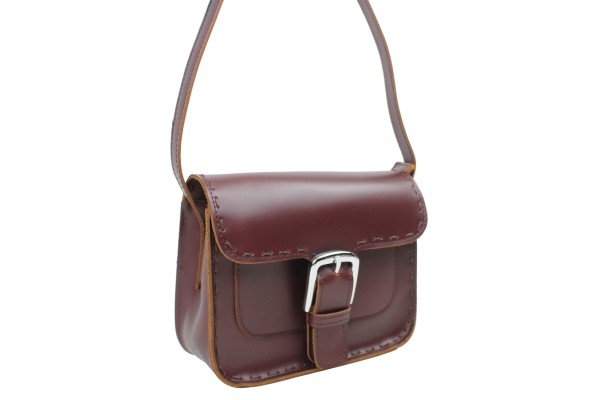 Classic Unique Full Grain Leather Shoulder Bag LS51