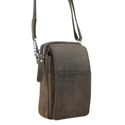 Full Grain Leather Small Shoulder Bag LS68