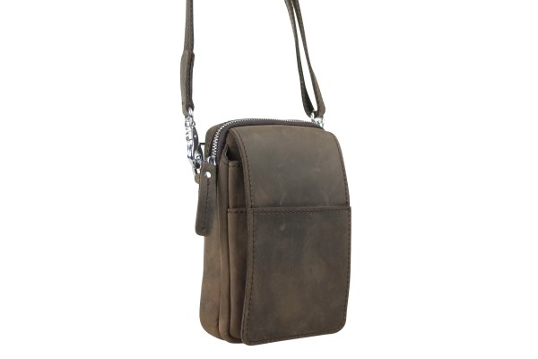 Full Grain Leather Small Shoulder Bag LS68