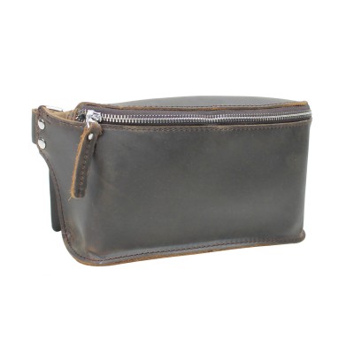 Medium Full Grain Leather Waist Pack LW08