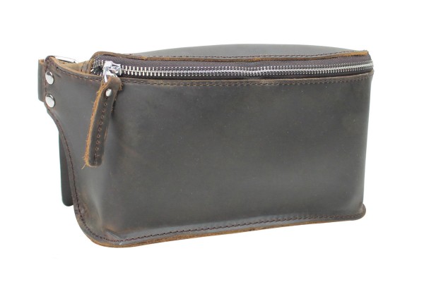 Medium Full Grain Leather Waist Pack LW08