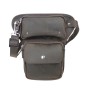 Full Grain Leather Waist Leg Sport Bag LW10