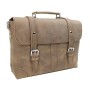 Classic Medium Full Grain Leather Messenger Laptop Bag M61