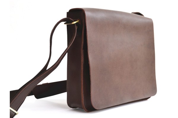 Cowhide Leather Satchel Shouder Bag M206