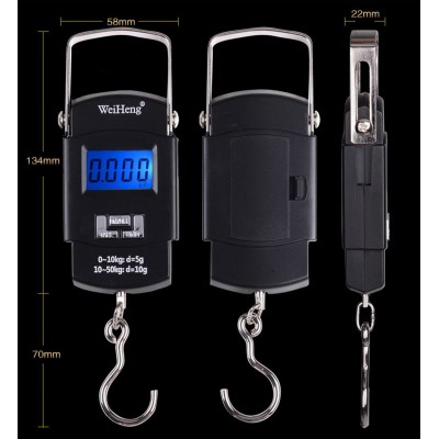 LCD Electronic Balance Digital Fishing Hook Hanging Scale EB01