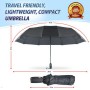 Windproof Automatic Foldable Compact Travel Umbrella