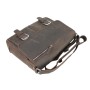 * Sale * 15 in. Cowhide Leather Casual Messenger Bag L10 Distress