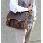 15 in. Cowhide Leather Casual Messenger Bag L10