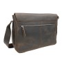 Full Grain Leather Bag 14 in. Leather Messenger Laptop Bag L18 - Final Sale