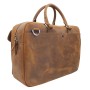 Cowhide Leather Duffle Gym Travel Tote L27