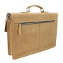 Cowhide Leather Briefcase Laptop Bag L38