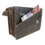 Shrek Style Cowhide Leather Portfolio Briefcase L45