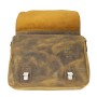 Full Grain Leather Laptop Bag with Clasp Lock L55