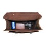 Cowhide Leather Heavy Duty Business Attach Travel Camera Bag L57