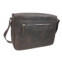 Full Grain Cowhide Leather Casual Messenger Bag L60