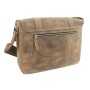 Full Grain Leather Casual Messenger Bag L73