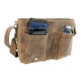 Full Grain Leather Casual Messenger Bag L73