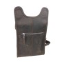 9 in. Cowhide Leather Pouch Kindle Sling Slim Bag L83