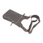 9 in. Cowhide Leather Pouch Kindle Sling Slim Bag L83