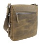 12 in. Cowhide Leather Casual Messenger  iPad Satchel Bag L89