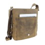 12 in. Cowhide Leather Casual Messenger  iPad Satchel Bag L89