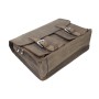 20 in. Super Large Full Grain Leather Briefcase LB08