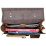 Full Grain Leather Small Briefcase Laptop Bag LB44