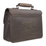 15 in. Full Leather Briefcase Laptop Bag LB77