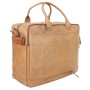 Cowhide Leather Overnight Travel Carry On Tote LD04