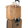 Cowhide Leather Overnight Travel Carry On Tote LD04