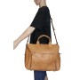 Cowhide Leather Overnight Travel Carry On Tote LD04