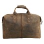 Full Grain Leather Overnight Gym Duffle Bag LD05