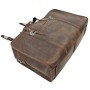 Full Grain Leather Medium Overnight Duffle Bag LD10