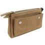 8.5” Cowhide Leather Large Clutch Bag LH01