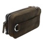 9 in. Cowhide Leather Cross-Body Waist Bag LH06