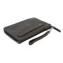 9 in. Cowhide Leather Mini-iPad Clutch Bag. LH10