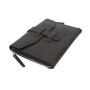 9 in. Cowhide Leather Mini-iPad Messenger Business Folder LH11