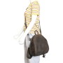 Full Grain Leather Small Roomy Backpack Shoulder Bag LK18