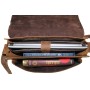 Non Destructible 14 in. Full Leather Heavy Duty Laptop Bag LM02