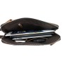 13 in. Cowhide Leather Messenger Shoulder Slim Bag LM06