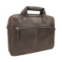 Classic Medium Full Grain Leather Messenger Laptop Bag LM18