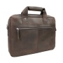 Classic Medium Full Grain Leather Messenger Laptop Bag LM19