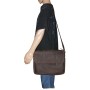 Medium Full Grain Leather Messenger Bag LM32