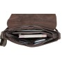 13 in. Full-grain Leather Slim Messenger Laptop Bag LM40