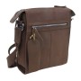 11 in. Cowhide Leather Satchel Bag LS03