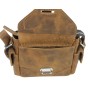 9 in. Cowhide Leather Satchel Bag LS08