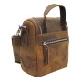 8 in. Cowhide Leather Satchel Bag LS09