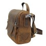 8 in. Cowhide Leather Satchel Bag LS09