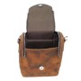 8 in. Cowhide Leather Satchel Bag LS09